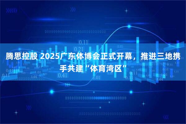 腾思控股 2025广东体博会正式开幕,推进三地携手共建“体育湾区”